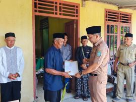 Penyerahan Akta Kematian Almarhumah Kasmiyati Sebagai Bentuk Pelayanan Prima Kalurahan Ngipak